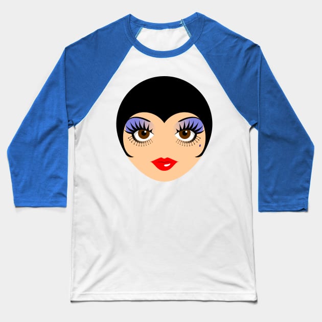 Liza Baseball T-Shirt by tuditees